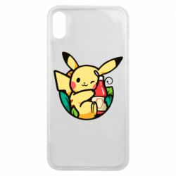 Чехол для iPhone Xs Max Pikachu with ketchup - PrintSalon