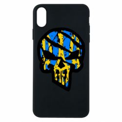 Чохол для iPhone Xs Max Punisher Coat of arms of Ukraine - PrintSalon