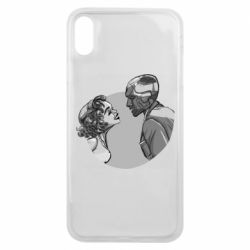 Чехол для iPhone Xs Max Retro Wanda and Vision - PrintSalon