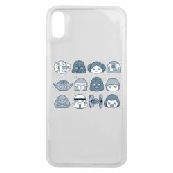 Чехол для iPhone Xs Max Star wars icons - PrintSalon