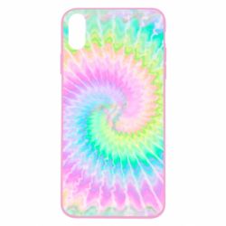 Чохол для iPhone Xs Max Tie dye spiral - PrintSalon