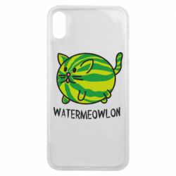 Чехол для iPhone Xs Max Watermeowloon - PrintSalon