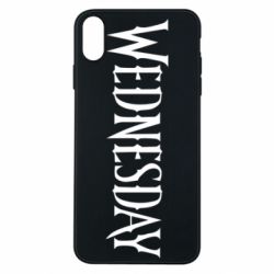 Чохол для iPhone Xs Max Wednesday logo - PrintSalon