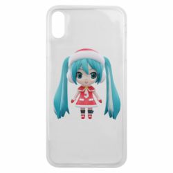 Чехол для iPhone Xs Max Winter Hatsune Miku - PrintSalon