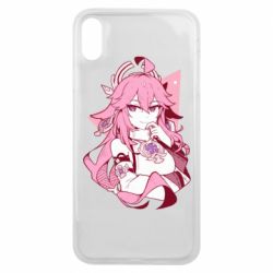 Чехол для iPhone Xs Max Yae Miko portrait - PrintSalon
