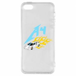 Чехол для iPhone5/5S/SE A4 Lamba And Fire - PrintSalon