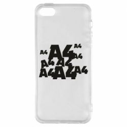 Чехол для iPhone5/5S/SE A4 Pattern - PrintSalon