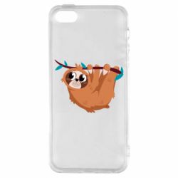 Чехол для iPhone5/5S/SE Cute sloth - PrintSalon