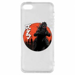 Чохол для iphone 5/5S/SE Годзила Арт - PrintSalon