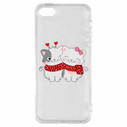 Чехол для iPhone5/5S/SE Kittens In Love - PrintSalon