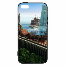 Чохол для iphone 5/5S/SE Minecraft beautiful town