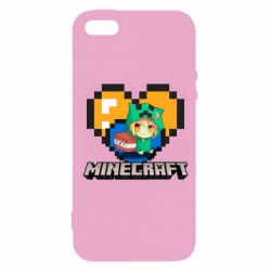 Чохол для iphone 5/5S/SE Minecraft Girl