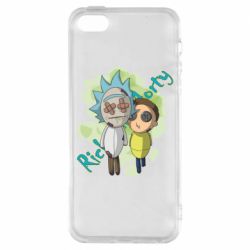 Чехол для iPhone5/5S/SE Rick and Morty voodoo doll - PrintSalon
