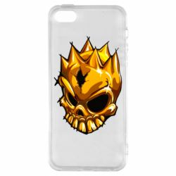Чехол для iPhone5/5S/SE Standoff - Gold Skull