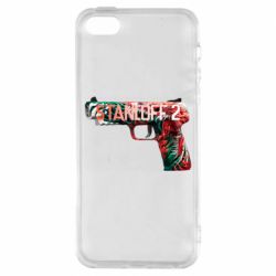 Чехол для iPhone5/5S/SE Standoff pistol - PrintSalon