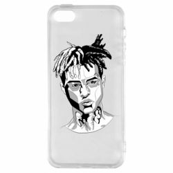Чехол для iPhone5/5S/SE XXXTentacion Monochrome Art - PrintSalon
