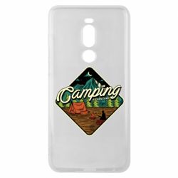 Чехол для Meizu Note 8 Camping and forest - PrintSalon