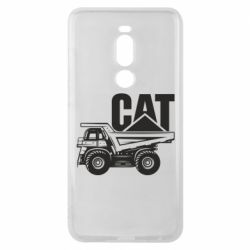 Чехол для Meizu Note 8 CAT logo and truck - PrintSalon