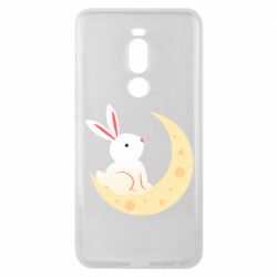 Чехол для Meizu Note 8 Cute rabbit on the moon - PrintSalon