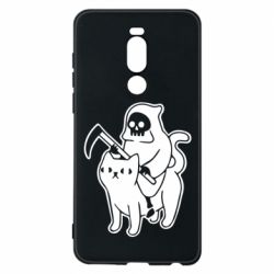 Чохол для Meizu Note 8 Death and cat - PrintSalon