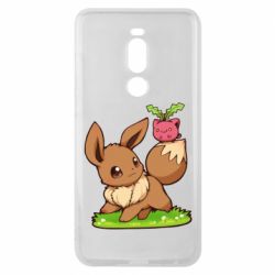 Чехол для Meizu Note 8 Eevee with Hoppip-PrintSalon Чехол для Meizu Note 8 Eevee with Hoppip