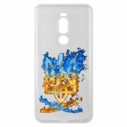 Чехол для Meizu Note 8 Горящий гербу Украины - PrintSalon