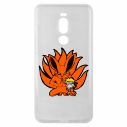 Чехол для Meizu Note 8 Kurama And Naruto - PrintSalon