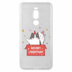 Чехол для Meizu Note 8 Meowy Christmas ( present box ) - PrintSalon