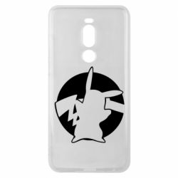 Чехол для Meizu Note 8 Pikachu silhouette - PrintSalon