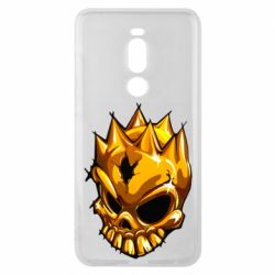 Чехол для Meizu Note 8 Standoff - Gold Skull - PrintSalon