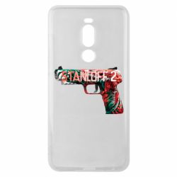 Чехол для Meizu Note 8 Standoff pistol - PrintSalon