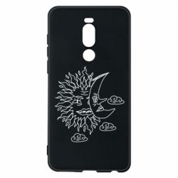 Чехол для Meizu Note 8 Sun and Moon faces - PrintSalon
