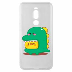 Чехол для Meizu Note 8 Уточка в костюме динозавра - PrintSalon