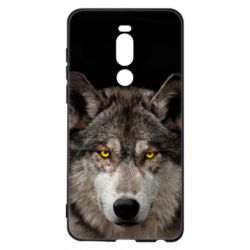 Чохол для Meizu Note 8 Wolf with yellow eyes - PrintSalon