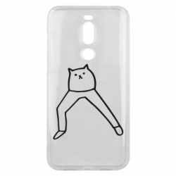 Чехол для Meizu X8 Cat in pants - PrintSalon