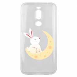 Чехол для Meizu X8 Cute rabbit on the moon - PrintSalon
