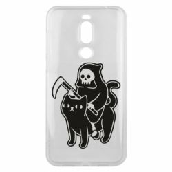 Чохол для Meizu X8 Death and cat - PrintSalon