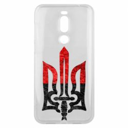 Чехол для Meizu X8 Герб Украины красно-черный - PrintSalon