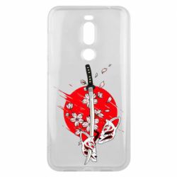 Чехол для Meizu X8 katana in sakura