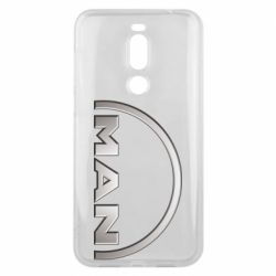 Чехол для Meizu X8 Man metallic logo - PrintSalon