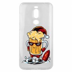 Чехол для Meizu X8 New Year's beer - PrintSalon
