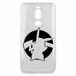 Чехол для Meizu X8 Pikachu silhouette - PrintSalon
