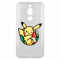 Чехол для Meizu X8 Pikachu with ketchup - PrintSalon