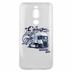 Чехол для Meizu X8 Scania watercolor art - PrintSalon