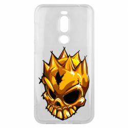 Чехол для Meizu X8 Standoff - Gold Skull - PrintSalon