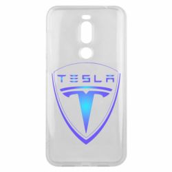 Чехол для Meizu X8 Tesla logo gradient - PrintSalon