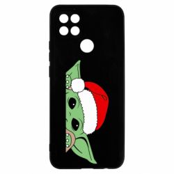 Чохол для Oppo A15s / A15 Baby Yoda Santa - PrintSalon