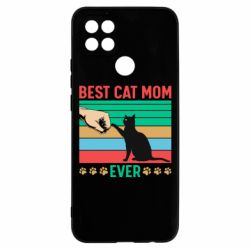 Чехол для Oppo A15s/A15 Best cat mom ever - PrintSalon