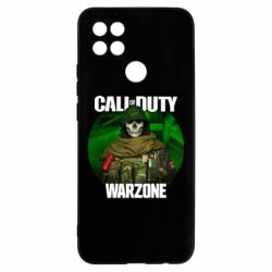Чехол для Oppo A15s/A15 Call of duty Warzone ghost green background - PrintSalon
