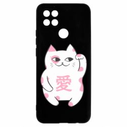Чехол для Oppo A15s/A15 Cat and hieroglyphs - PrintSalon